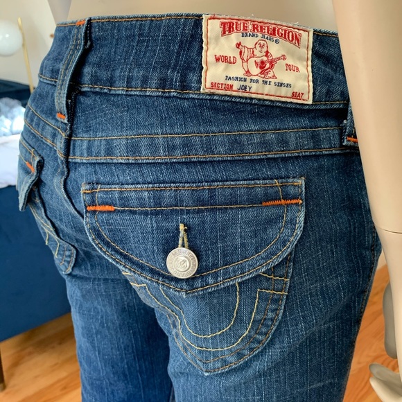 True Religion Joey flare jeans pre owned - Picture 2 of 8